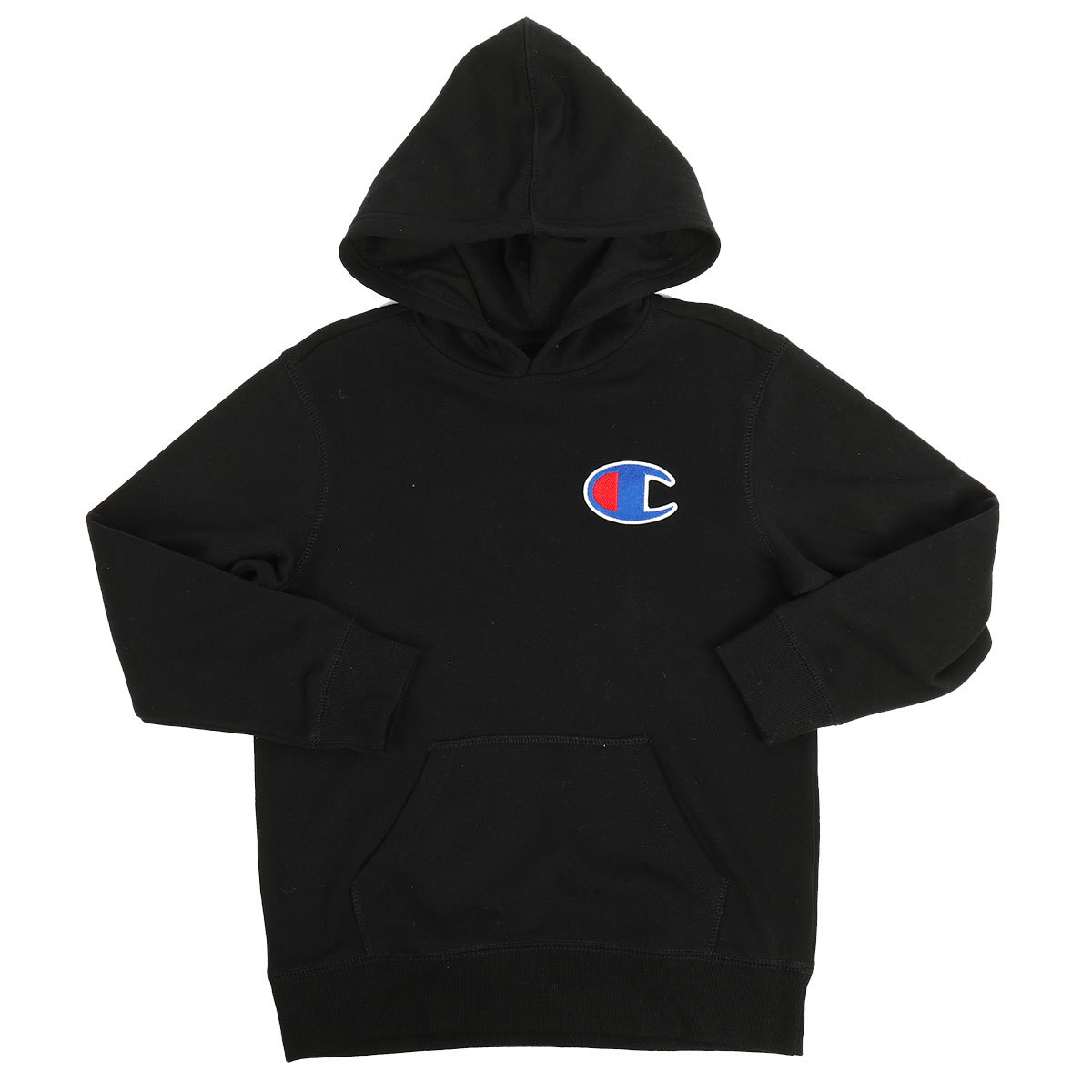 champion hoodie big c black