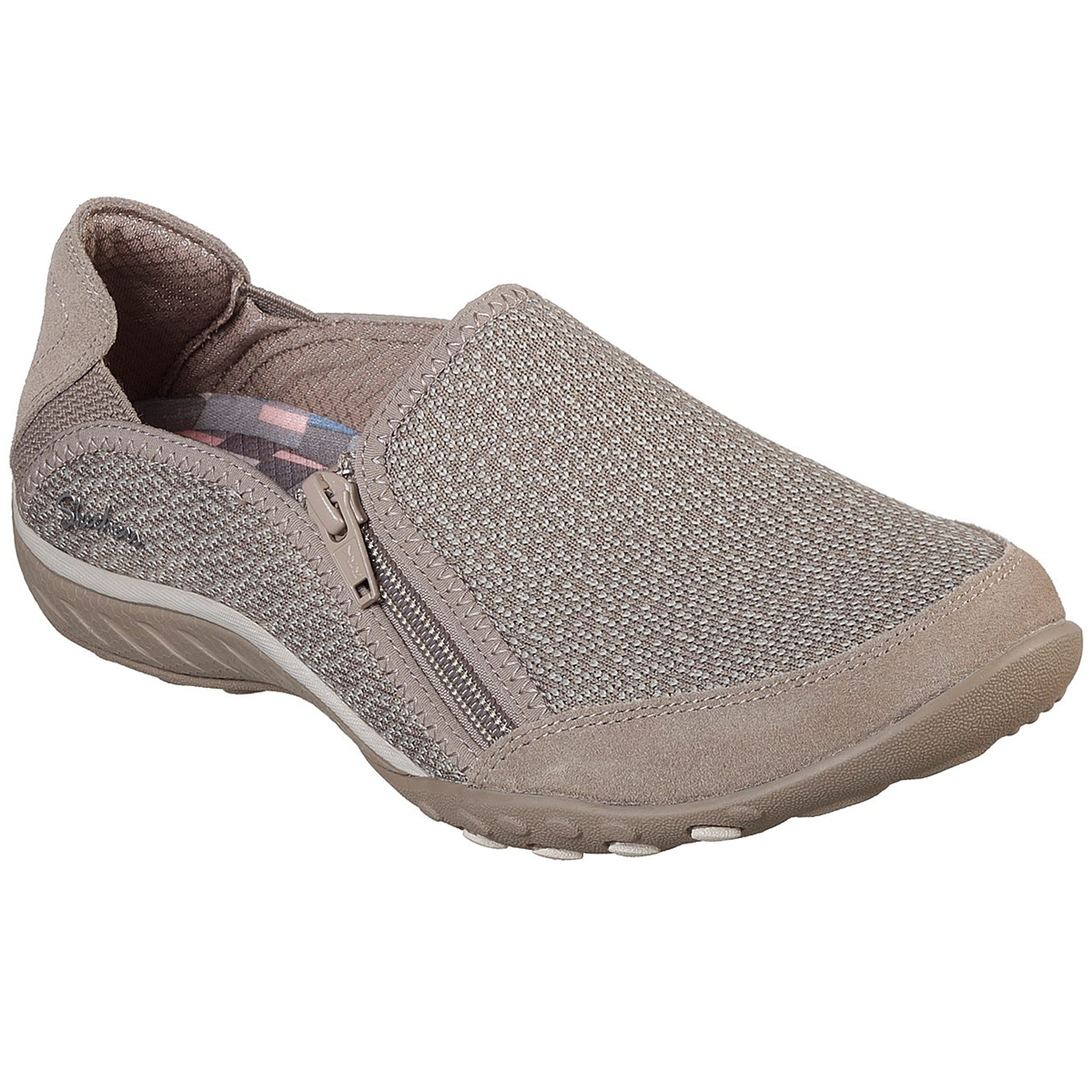 Skechers Women's Relaxed Fit: Breathe Easy - Quiet-Tude Sneakers - Brown, 6.5