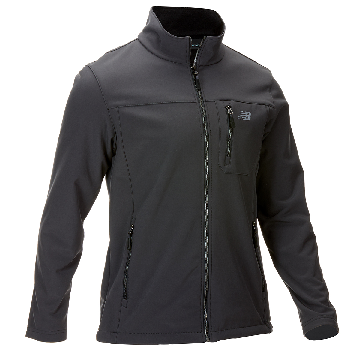 New Balance Men's Softshell Jacket With Chest Pocket - Black, L