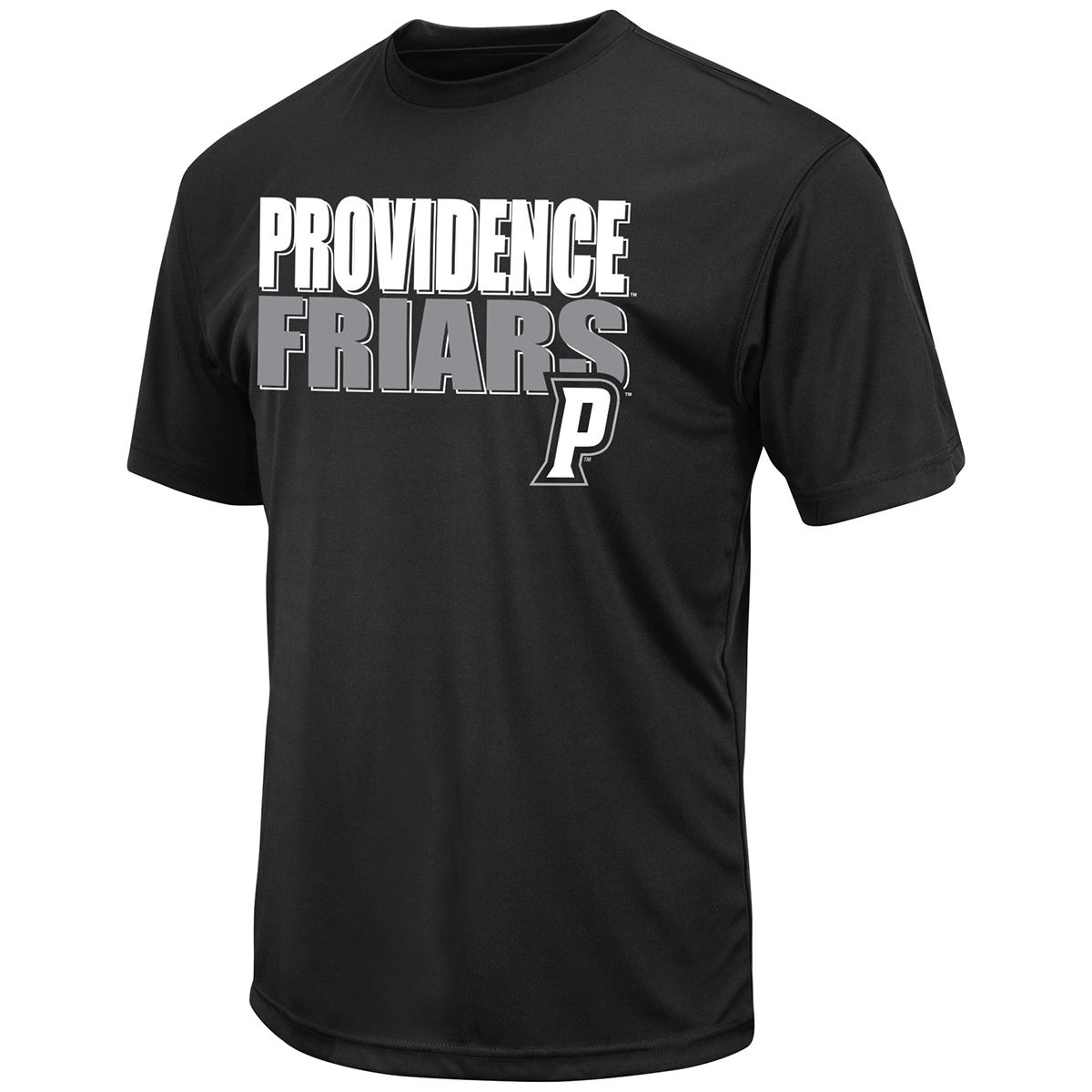 Providence College Men's Poly Short-Sleeve Tee - Black, L