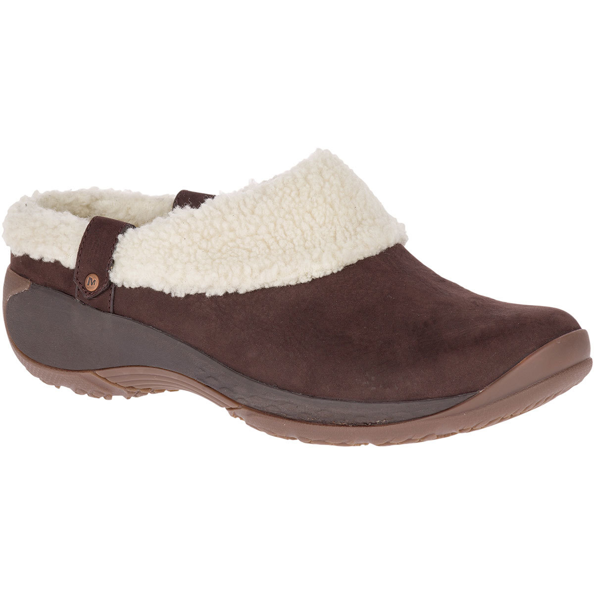 Merrell Women's Encore Ice Slide Q2 Casual Slip-On Shoes - Brown, 7.5