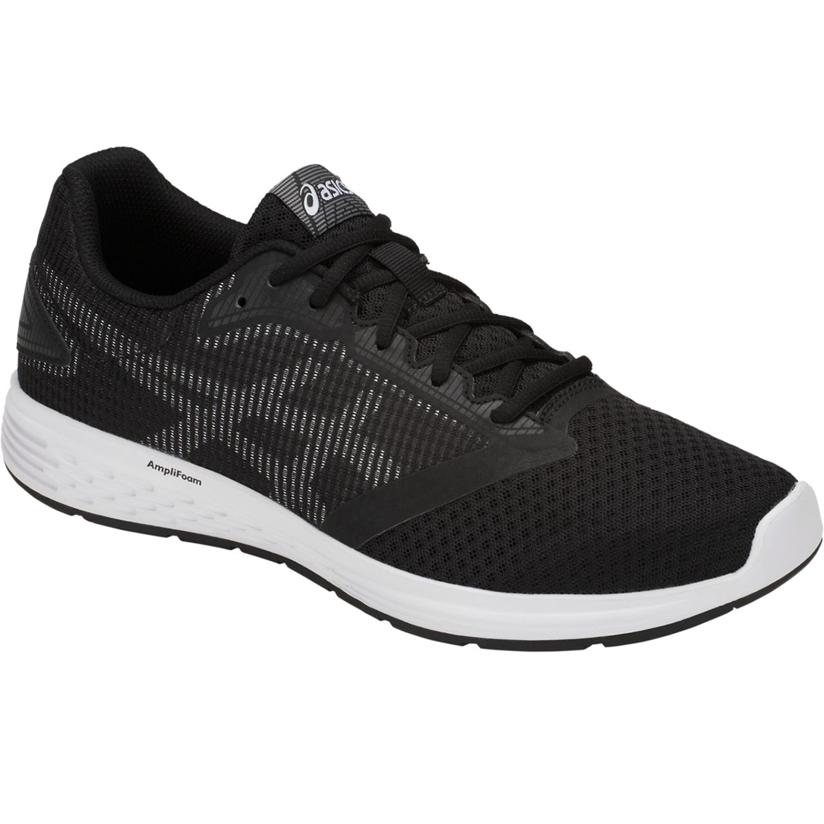 Asics Men's Patriot 10 Running Shoes - Black, 8