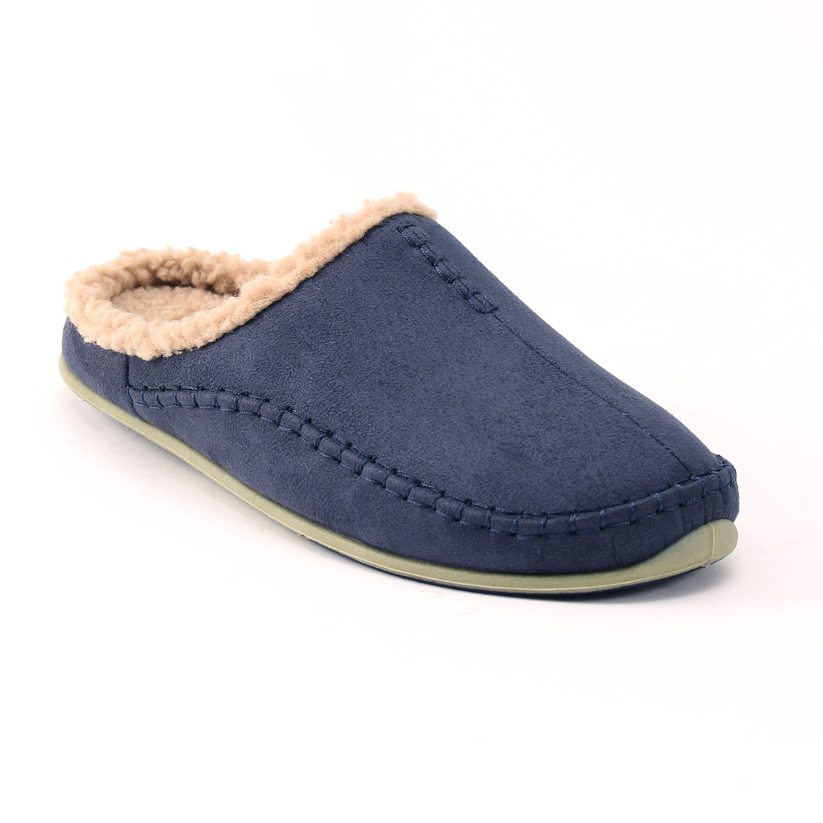 Slipperooz By Deer Stags Men's Nordic Indoor/outdoor Slip-On Clog Slippers - Blue, 8