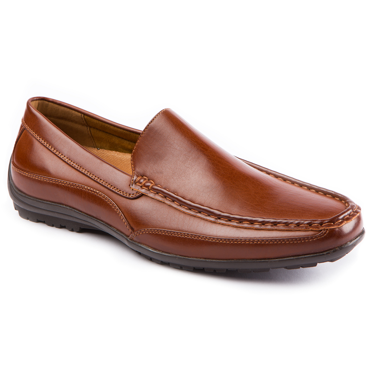 Deer Stags Men's Drive Slip-On Loafer Shoes - Brown, 10