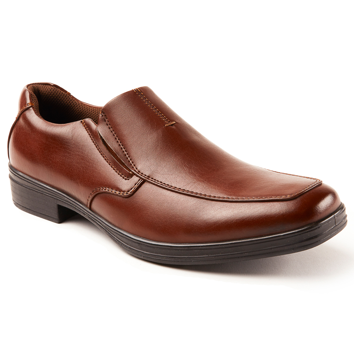 Deer Stags Men's Fit Slip-On Loafer Shoes - Brown, 11.5