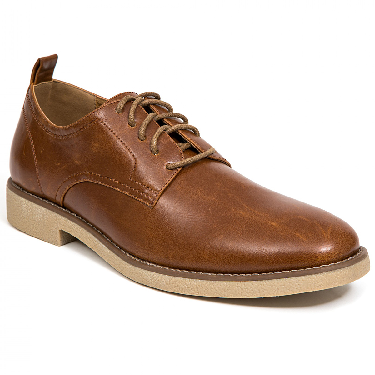 Deer Stags Men's Highland Lace-Up Oxford Dress Shoes - Brown, 12