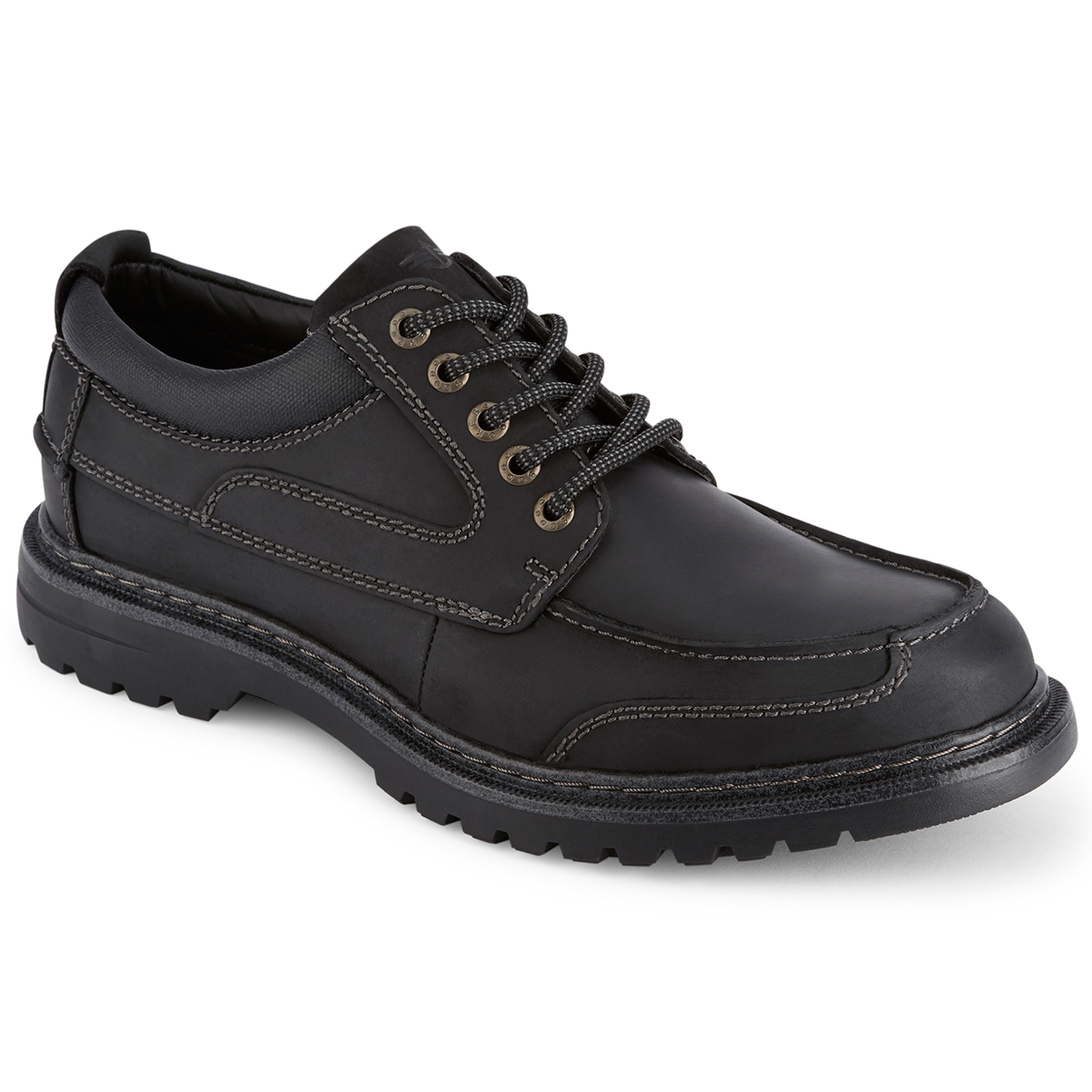 Dockers Men's Overton Moc Toe Oxford Shoes, Wide - Black, 10