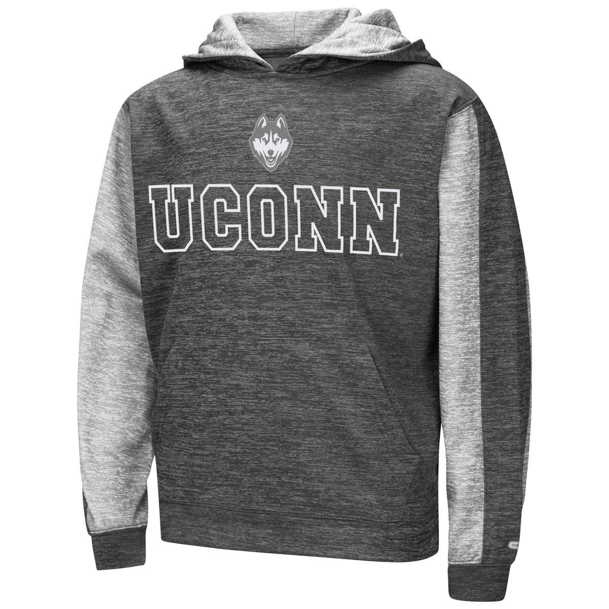 Uconn Big Boys' All Mountain Pullover Hoodie - Black, L