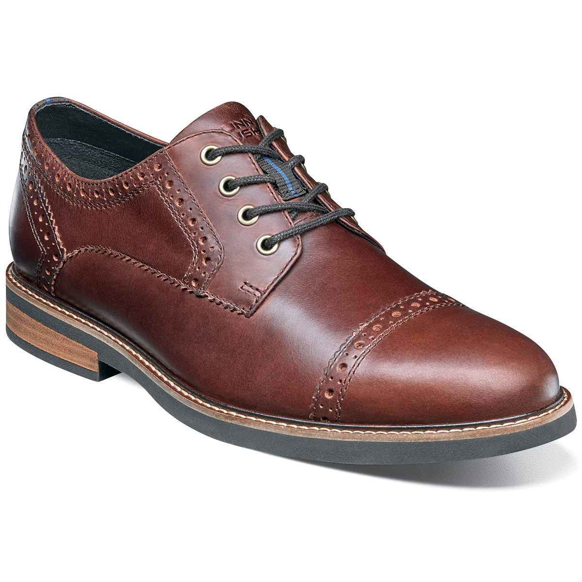 Nunn Bush Men's Overland Cap Toe Oxford Shoes - Brown, 9