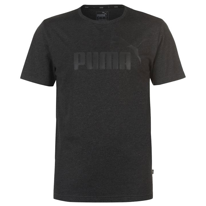 Puma Men's Essentials No. 1 Logo Short-Sleeve Tee - Black, S