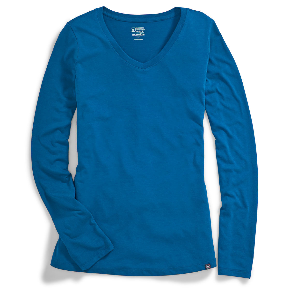 Emsa(R) Women's Techwicka(R) Vital V-Neck Long-Sleeve Tee - Blue, XS