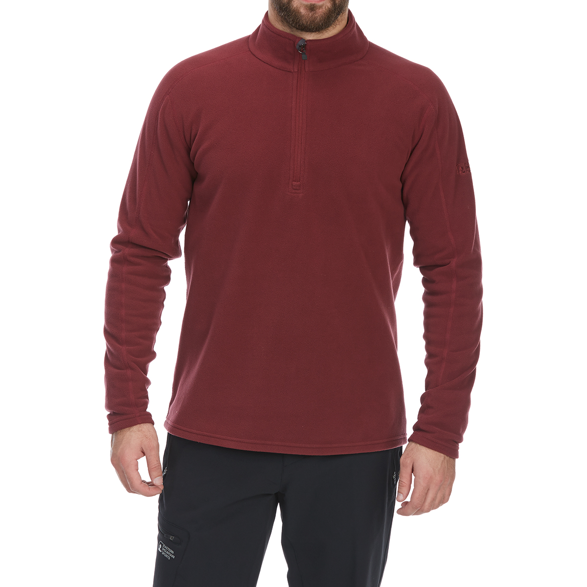 Ems Men's Classic Micro Fleece 1/4 Zip Pullover - Red, S