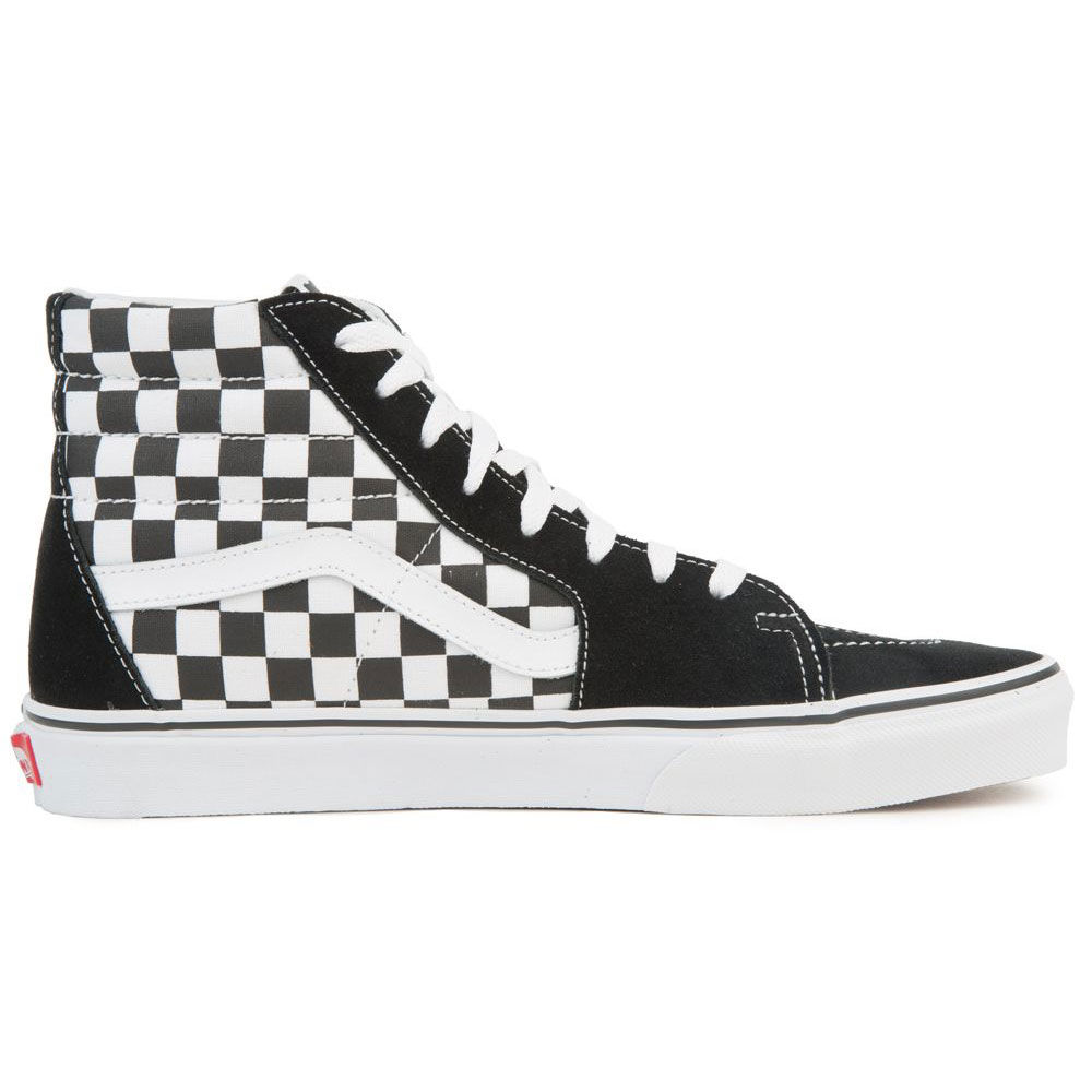 Vans Men's Sk8-Hi Patch Skate Shoes - Black, 11.5