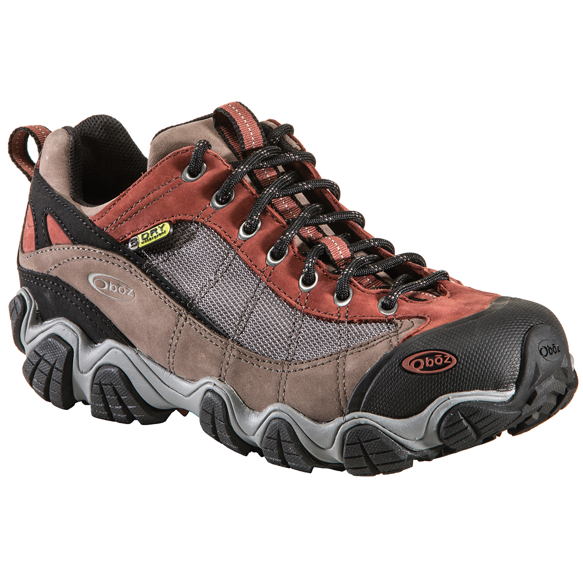 Oboz Men's Firebrand Ii Low B-Dry Waterproof Hiking Shoes, Wide