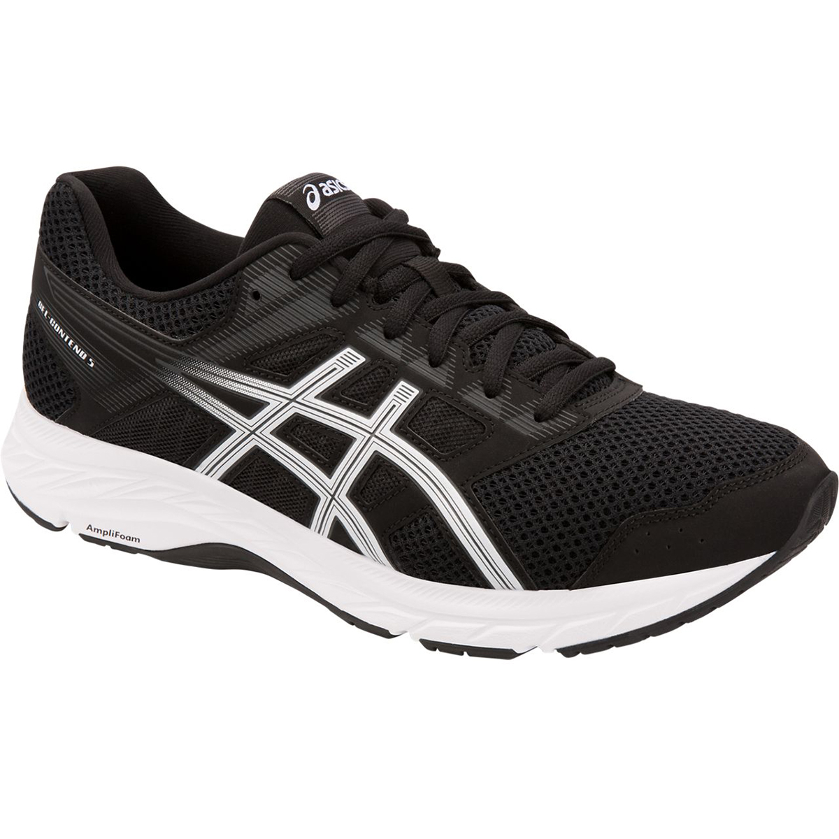 Asics Men's Gel-Contend 5 Running Shoe - Black, 9