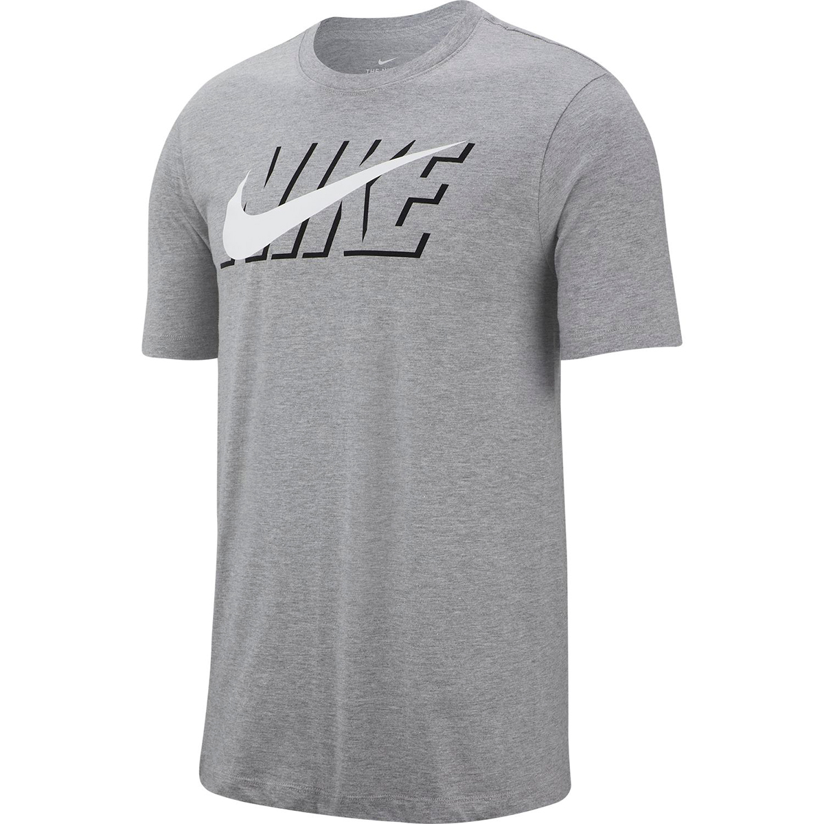 Nike Men's Sportswear Seasonal Core Nike Swoosh Tee - Black, L