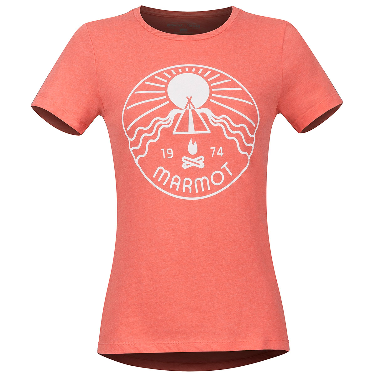 Marmot Women's Prism Short-Sleeve Tee - Orange, M