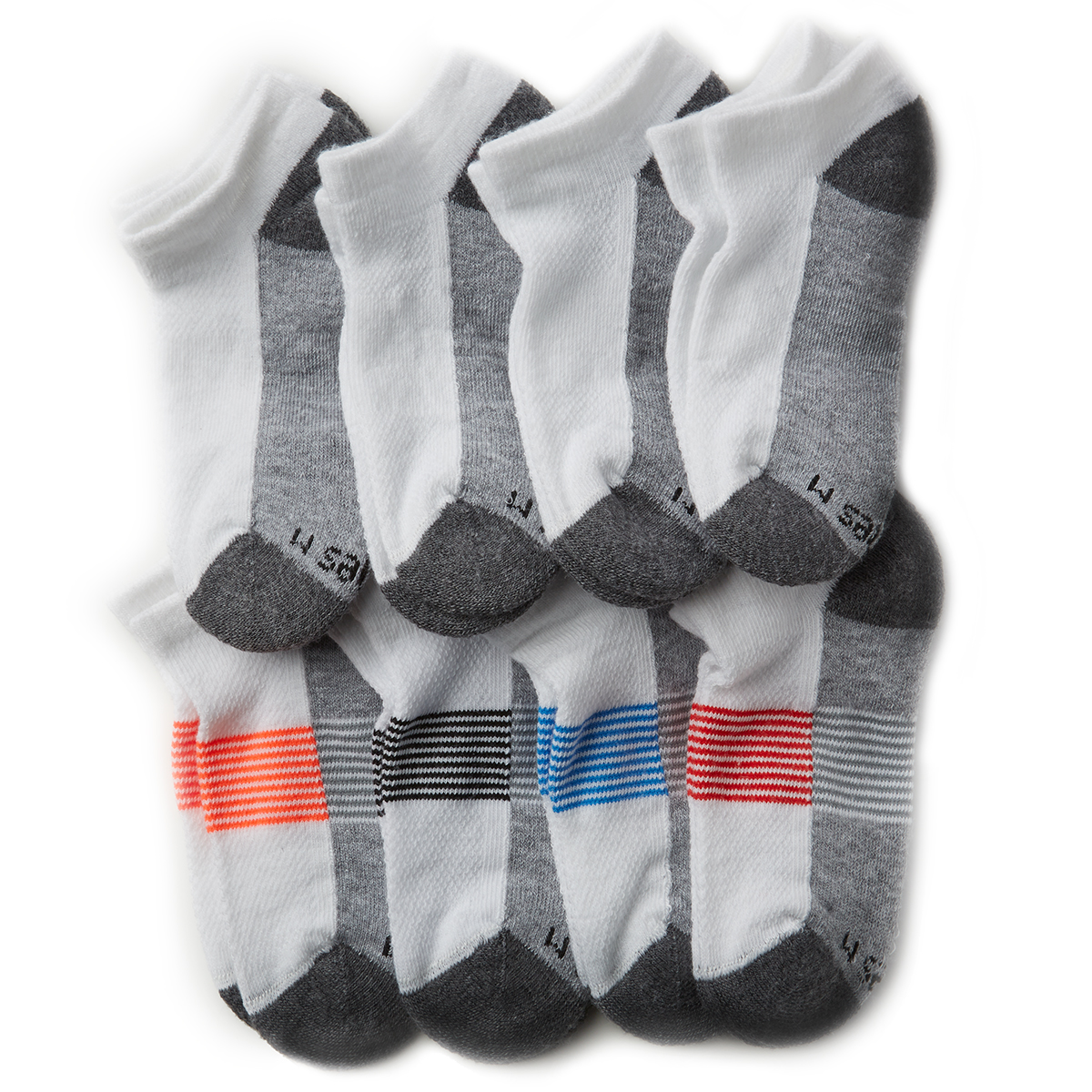 Hanes Big Boys' No-Show Socks, 8-Pack