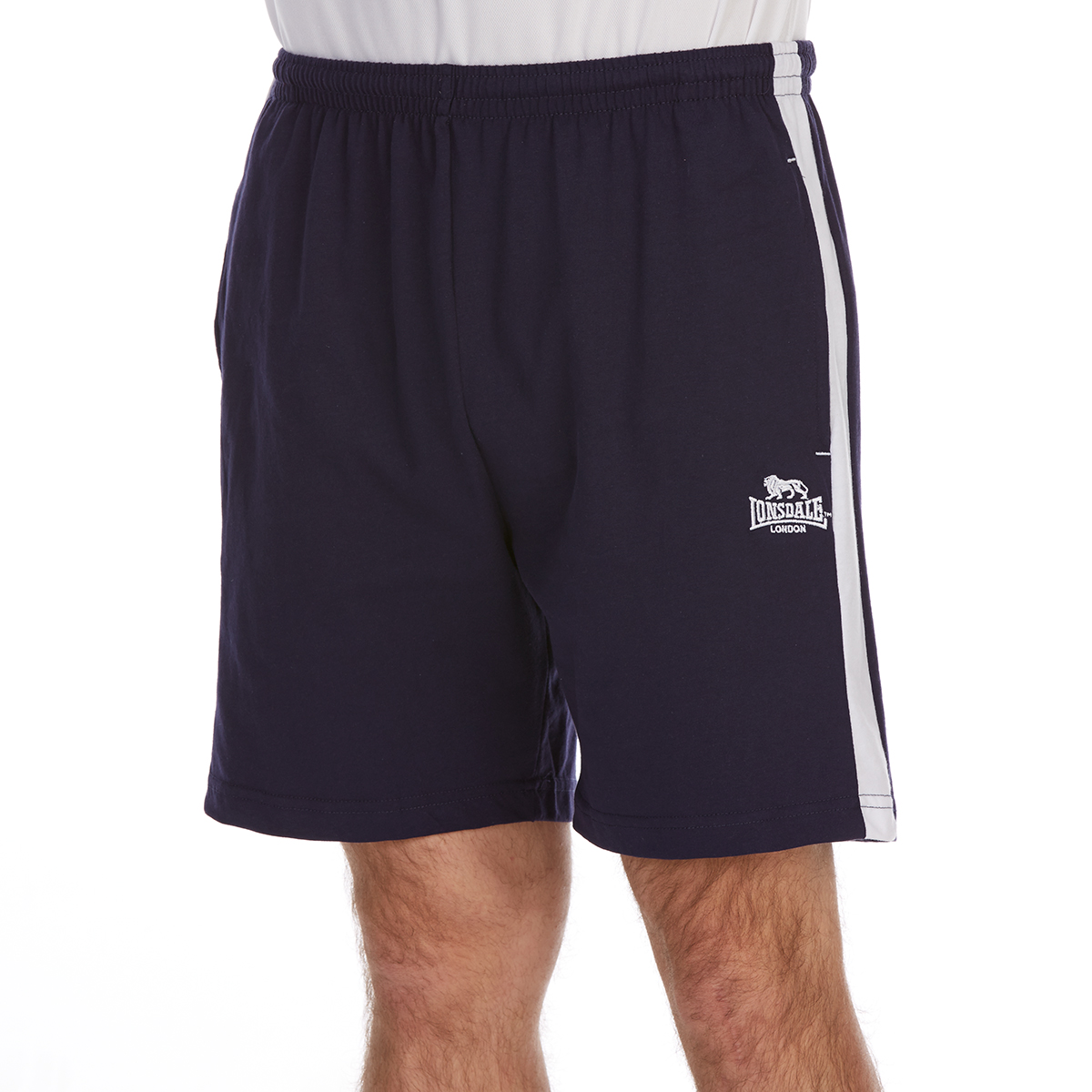 Lonsdale Men's Jersey Shorts - Blue, 4XL