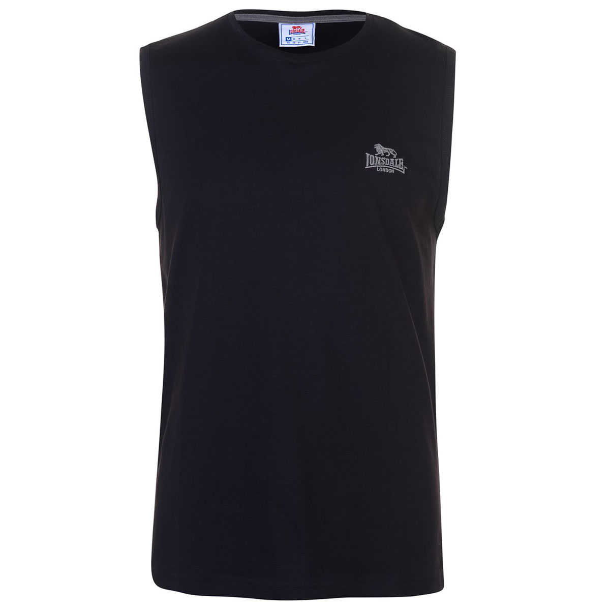 Lonsdale Men's Sleeveless Tee - Black, XXL