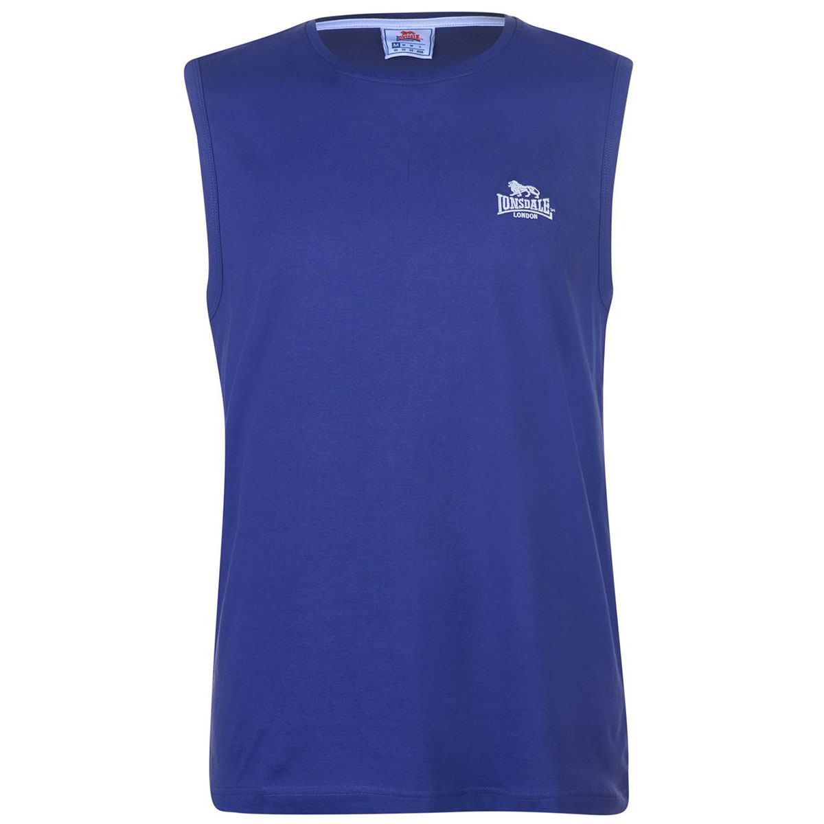 Lonsdale Men's Sleeveless Tee - Blue, L