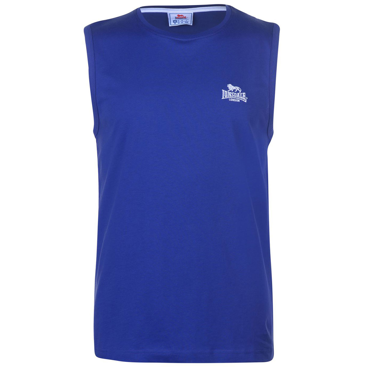 Lonsdale Men's Sleeveless Tee - Blue, L