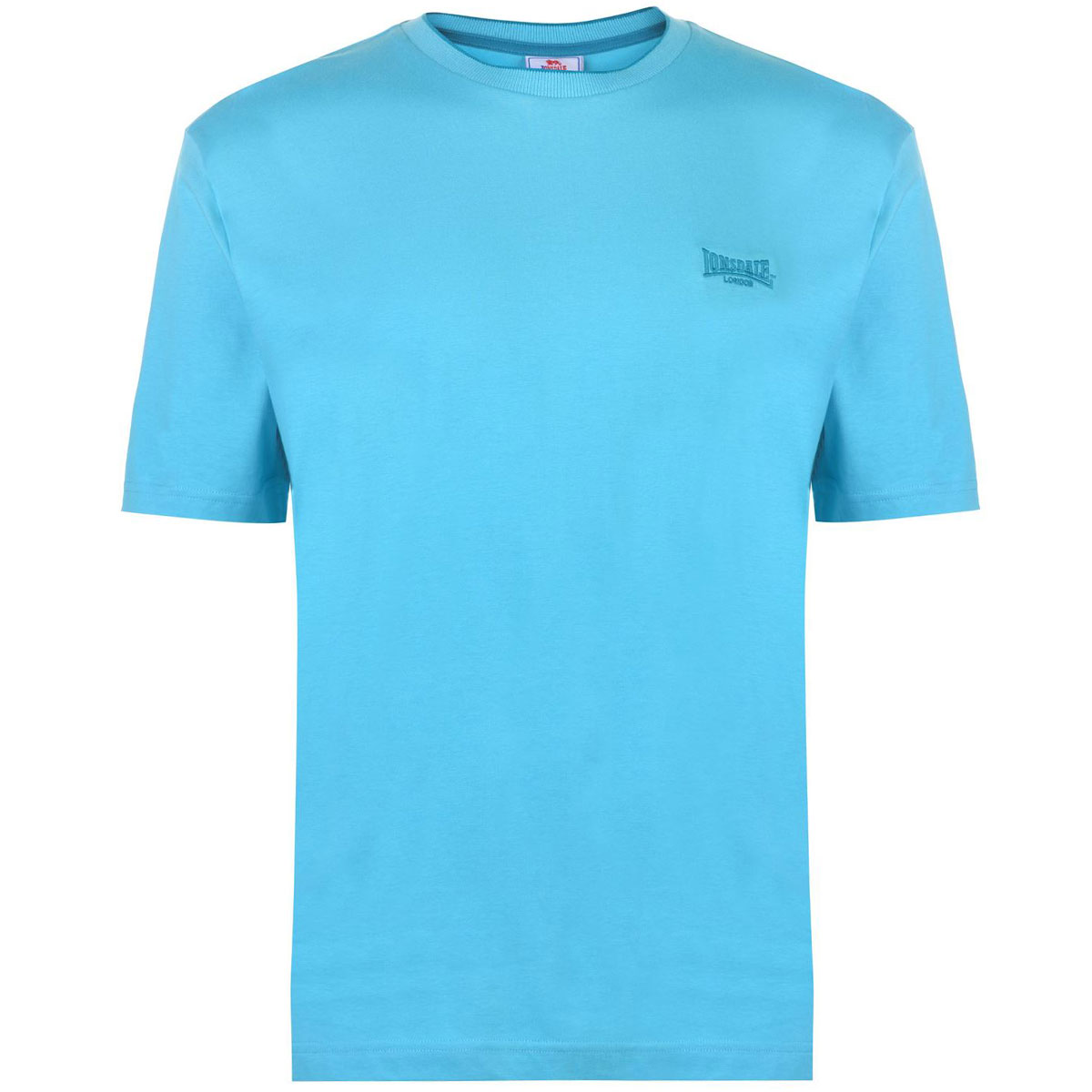 Lonsdale Men's Tipped Tee - Blue, L