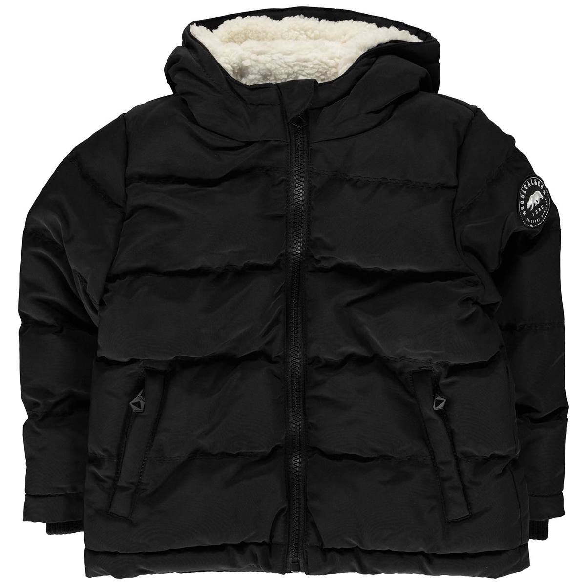 Soulcal Little Boys' Bubble Jacket - Black, 2/3