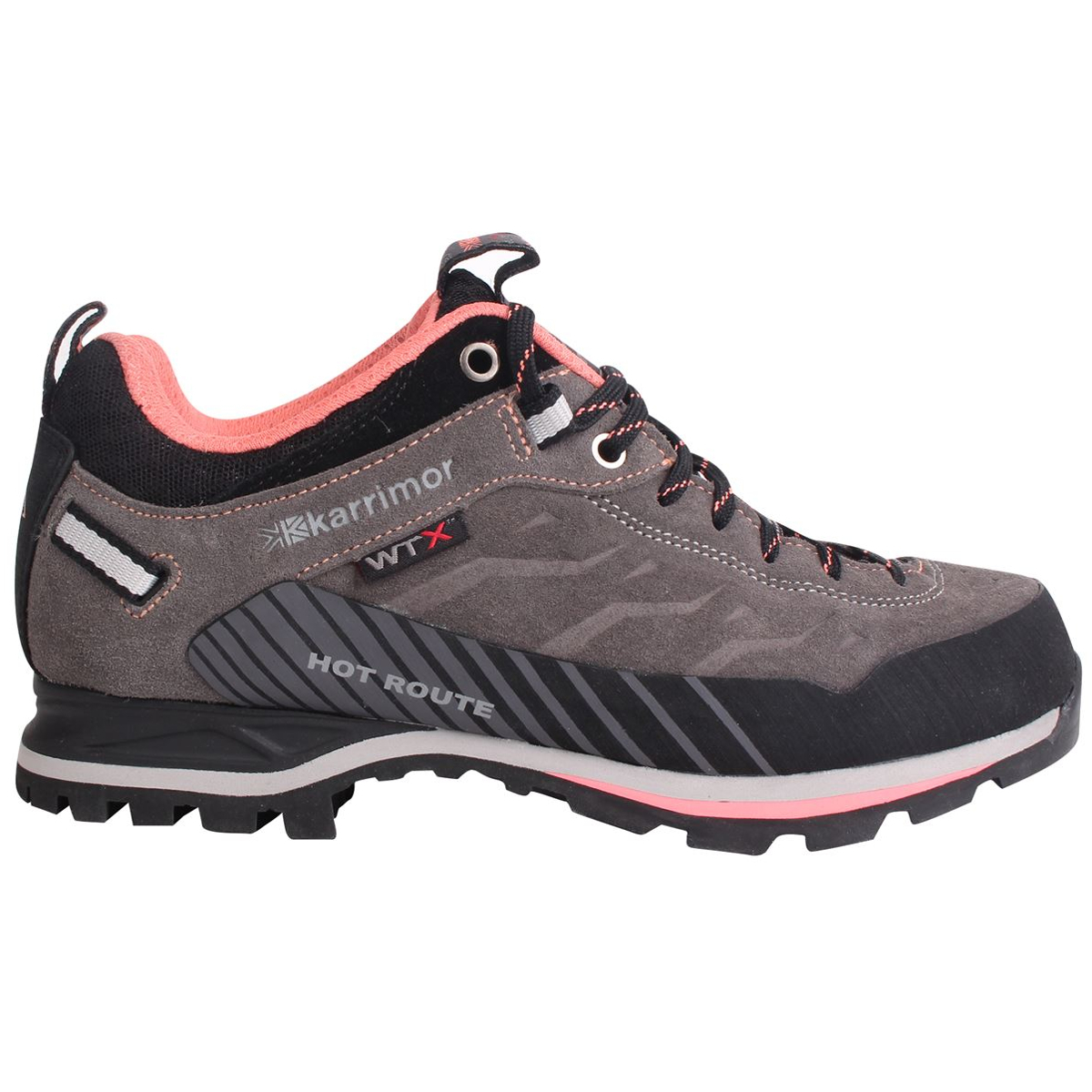 Karrimor Women's Hot Route Wtx Waterproof Low Hiking Shoes - Black, 9