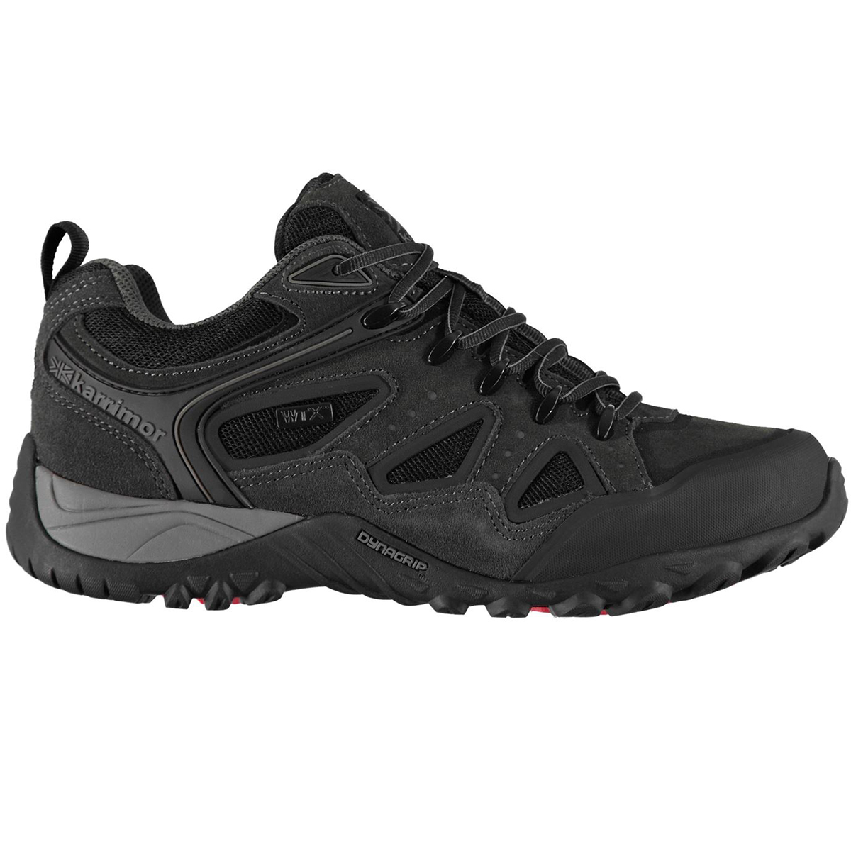Karrimor Men's Ridge Wtx Waterproof Low Hiking Shoes - Black, 12