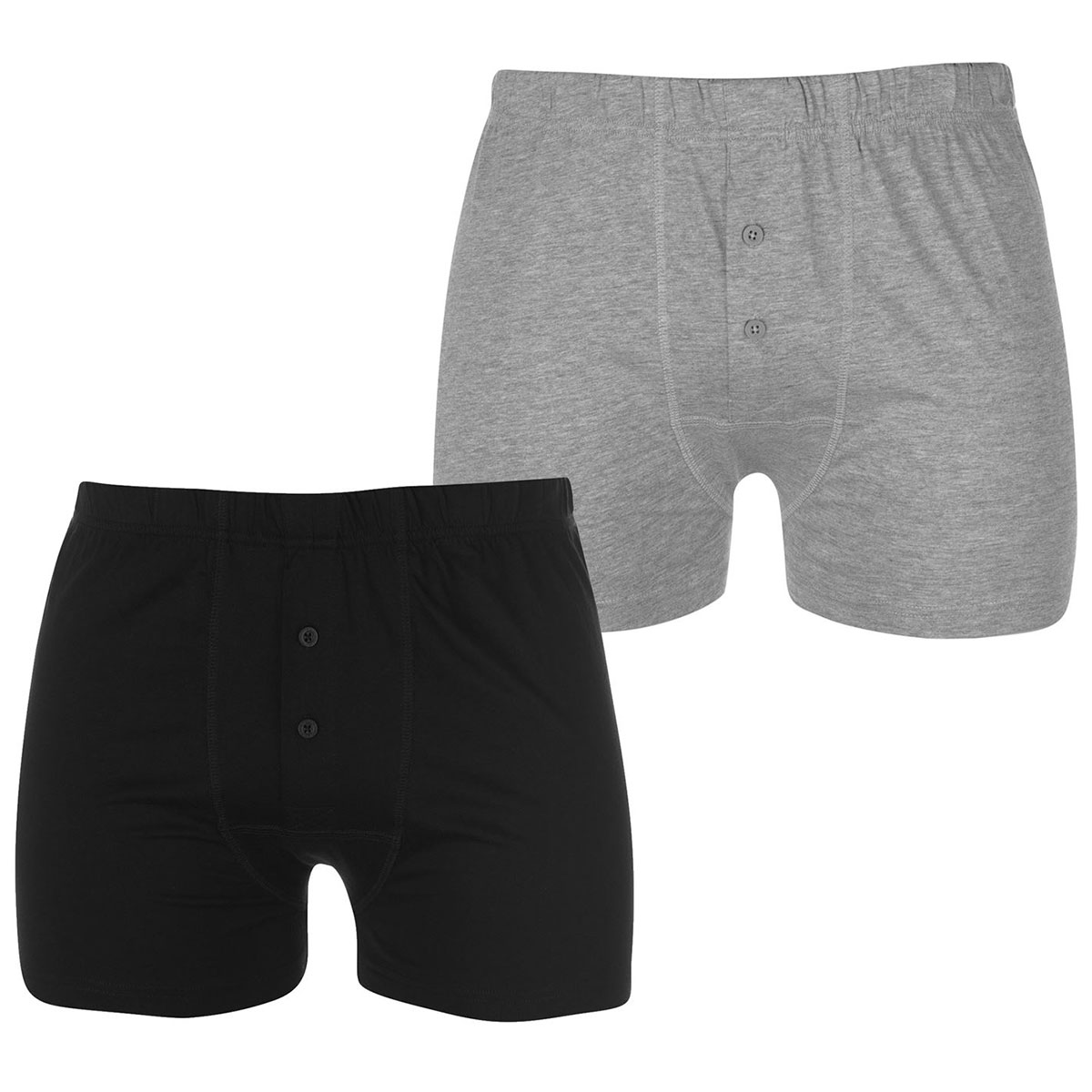 Lonsdale Men's Boxers, 2-Pack - Black, L