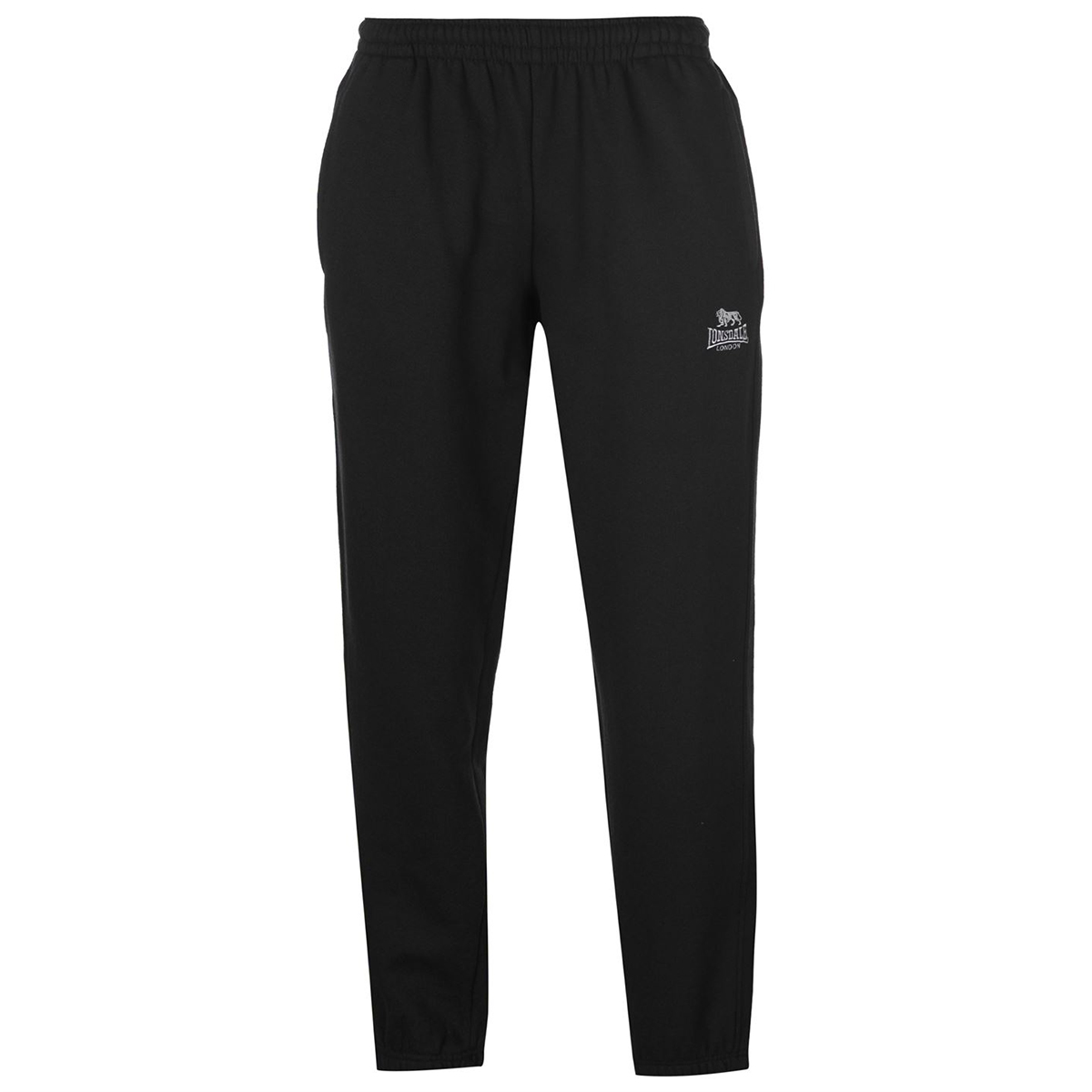 Lonsdale Men's Fleece Track Pants - Black, 4XL