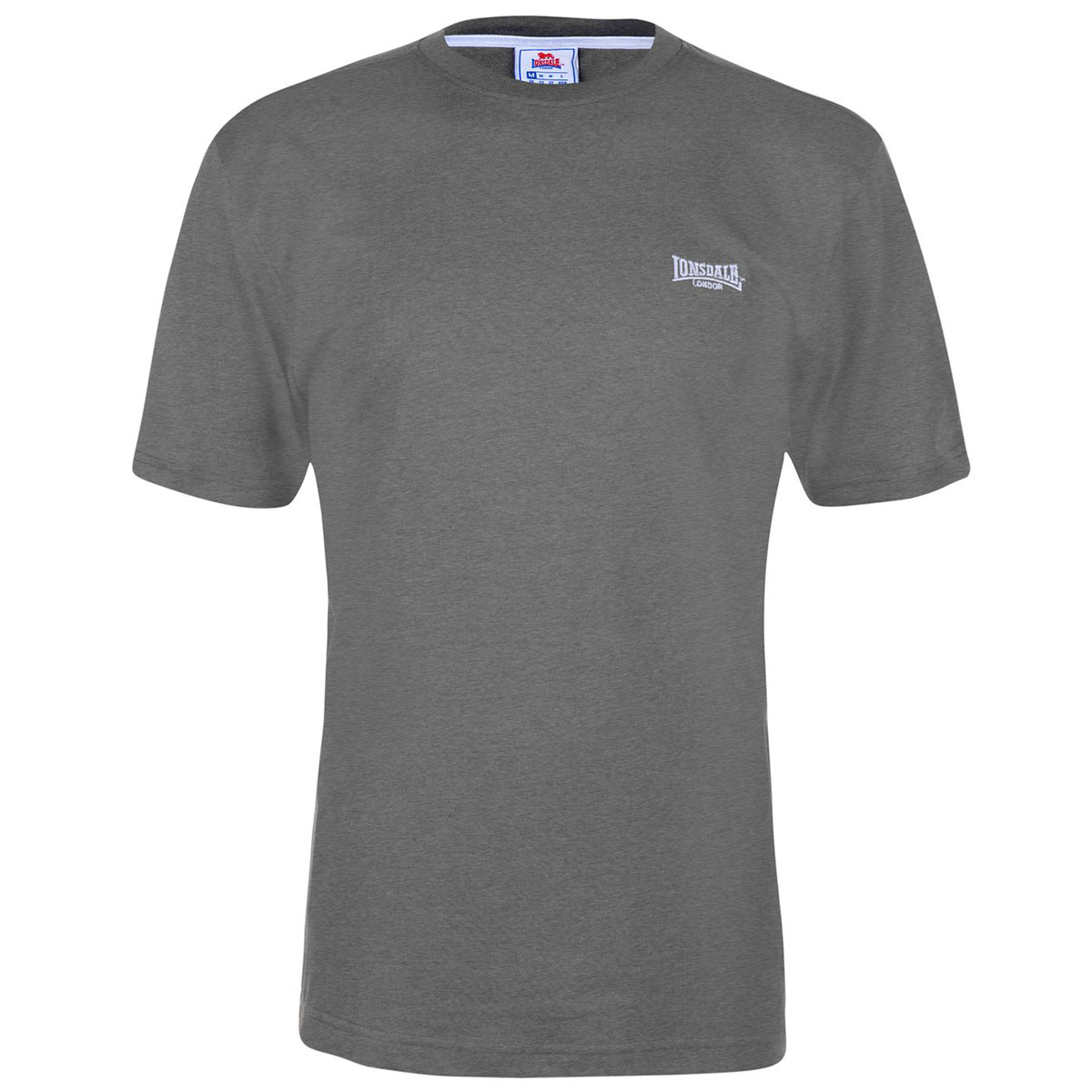 Lonsdale Men's Plain Short-Sleeve Tee - Black, S