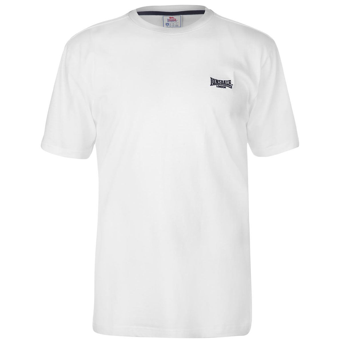 Lonsdale Men's Plain Short-Sleeve Tee - White, XL