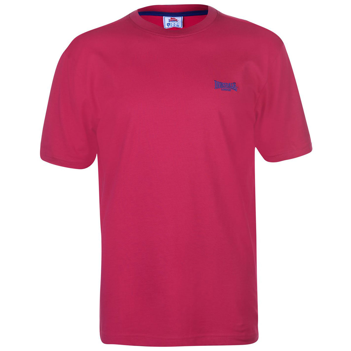 Lonsdale Men's Plain Short-Sleeve Tee - Red, 3XL