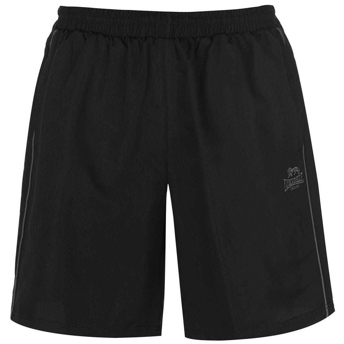 Lonsdale Men's Pocketed Woven Shorts - Black, M