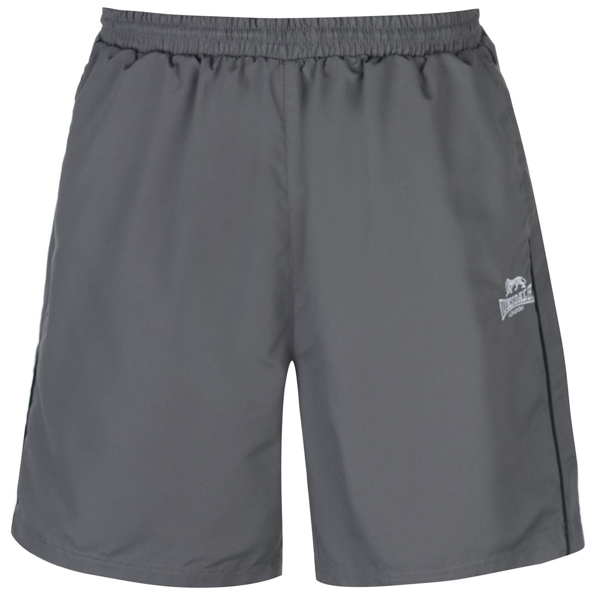 Lonsdale Men's Pocketed Woven Shorts - Black, XXL