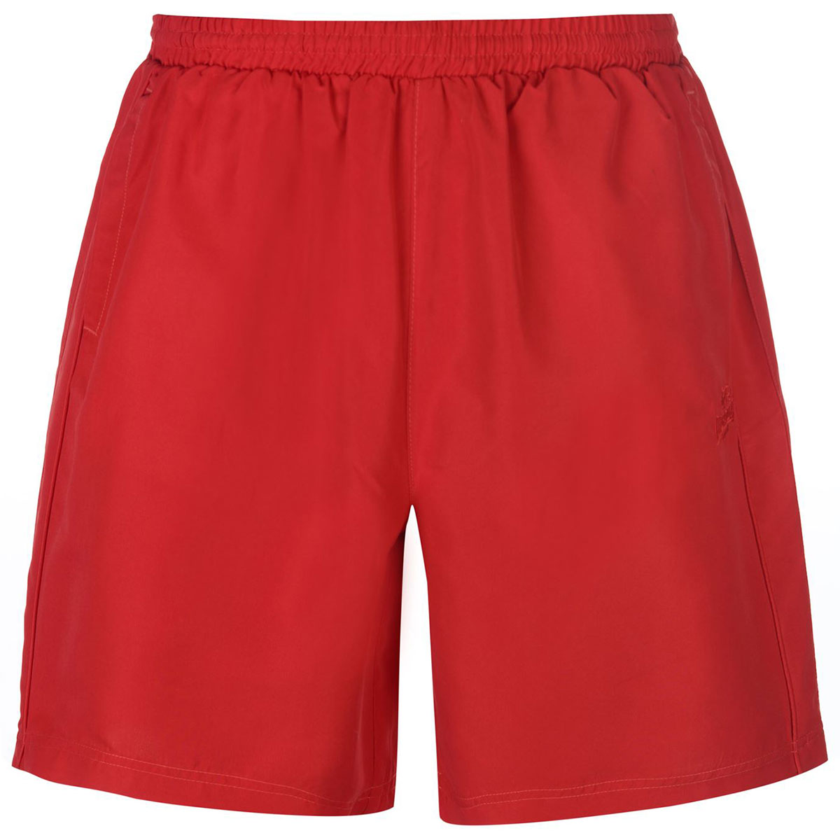 Lonsdale Men's Pocketed Woven Shorts - Red, L