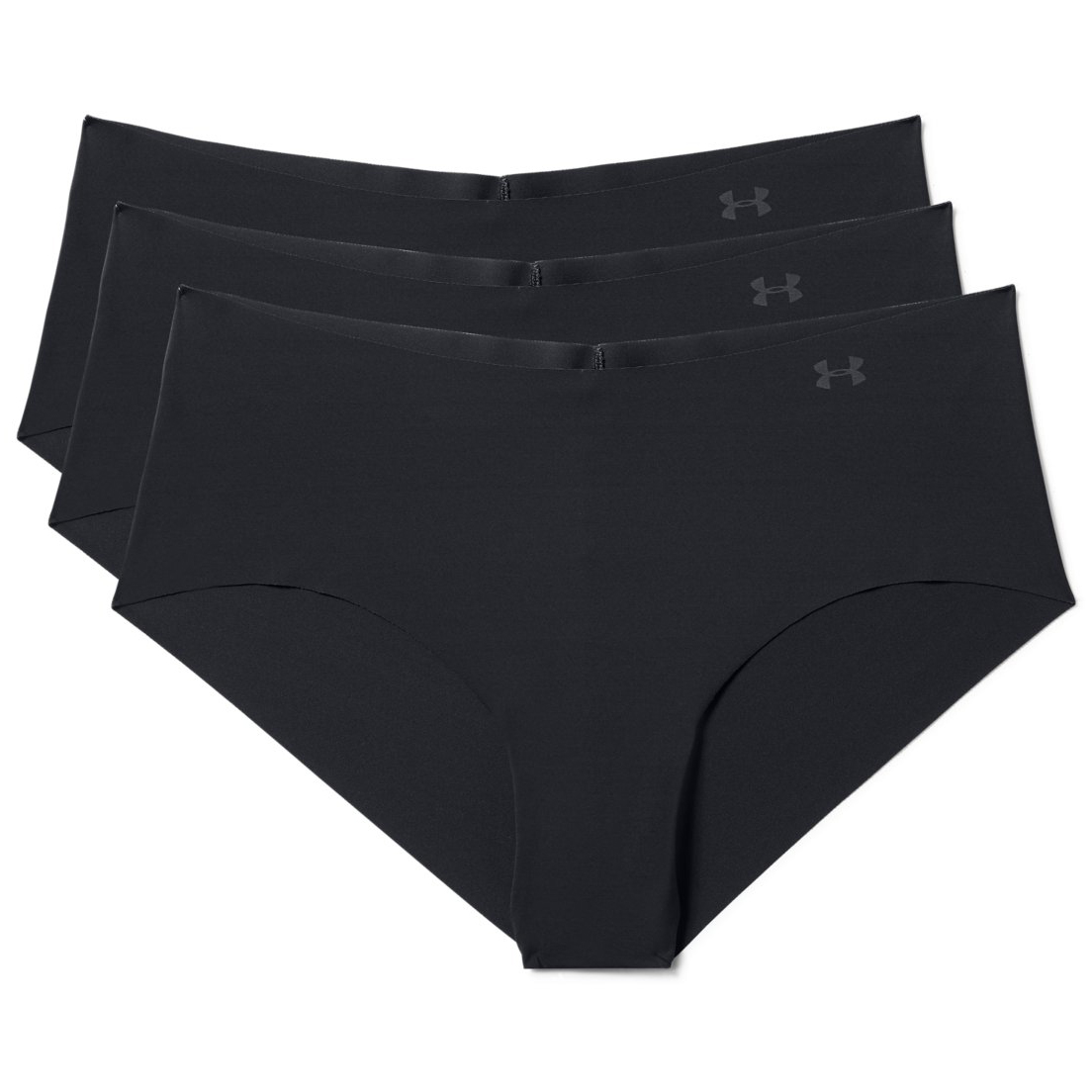 Under Armour Women's Pure Stretch Hipster Underwear, Pack Of 3, Black