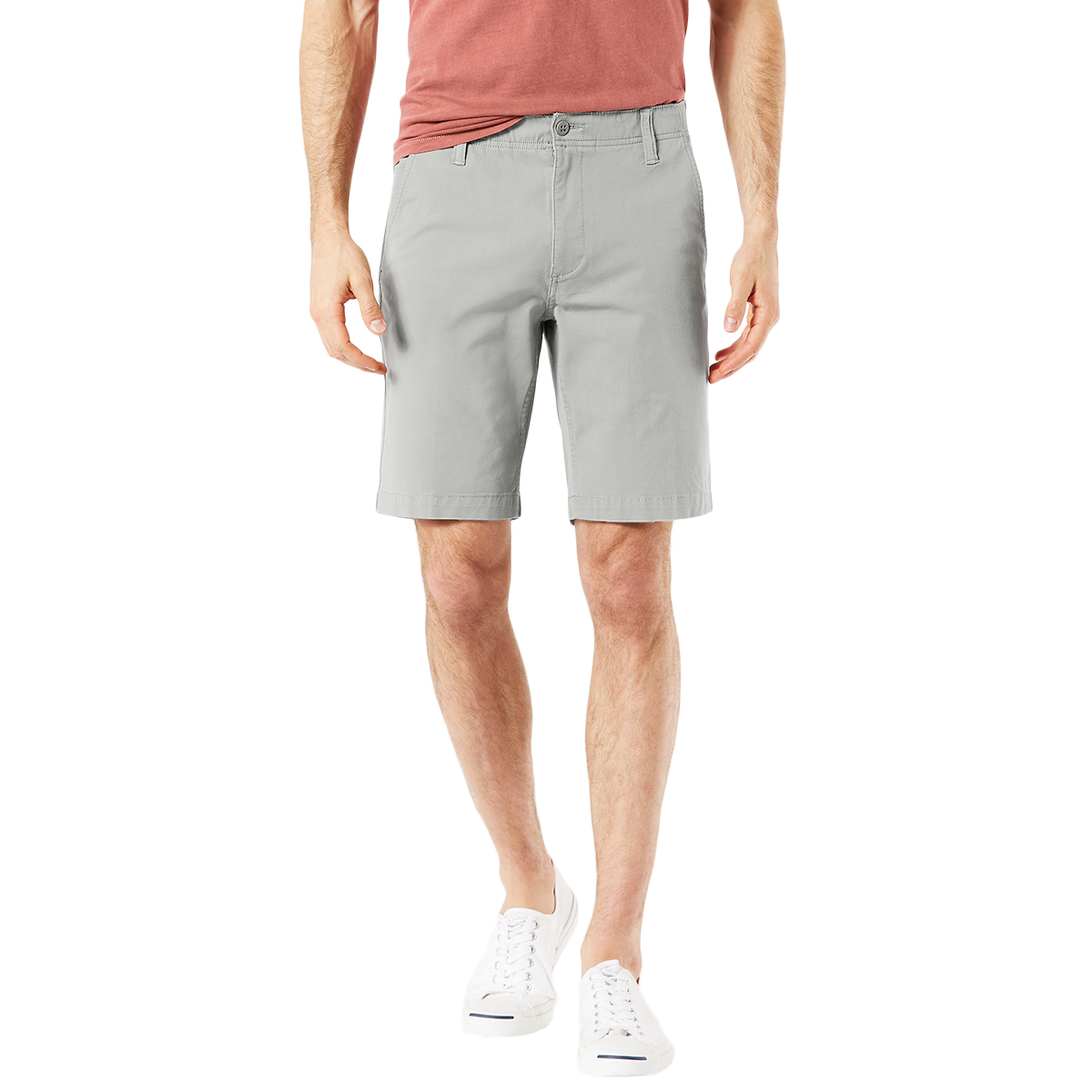 Dockers Men's Straight Fit Chino Smart 360 Flex Shorts - Black, 42