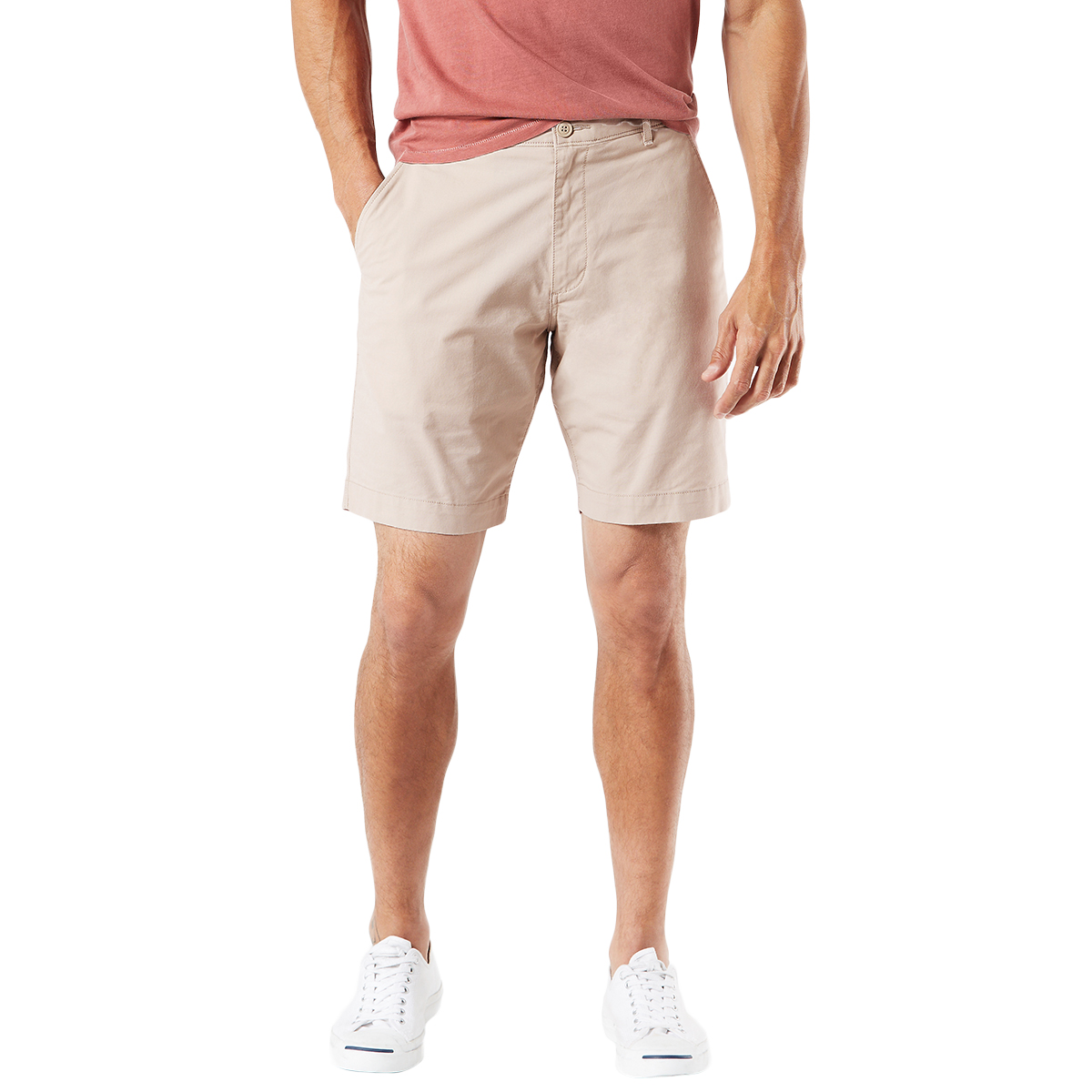 Dockers Men's Duraflex Lite Straight-Fit Shorts - Brown, 34