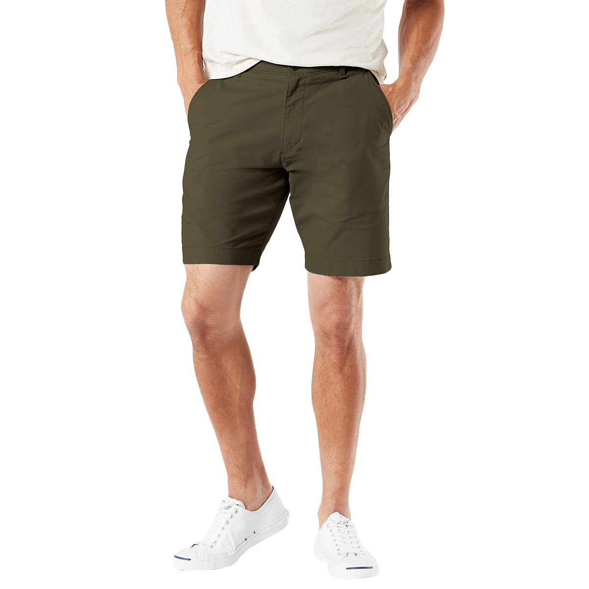 Dockers Men's Duraflex Lite Straight-Fit Shorts - Green, 40