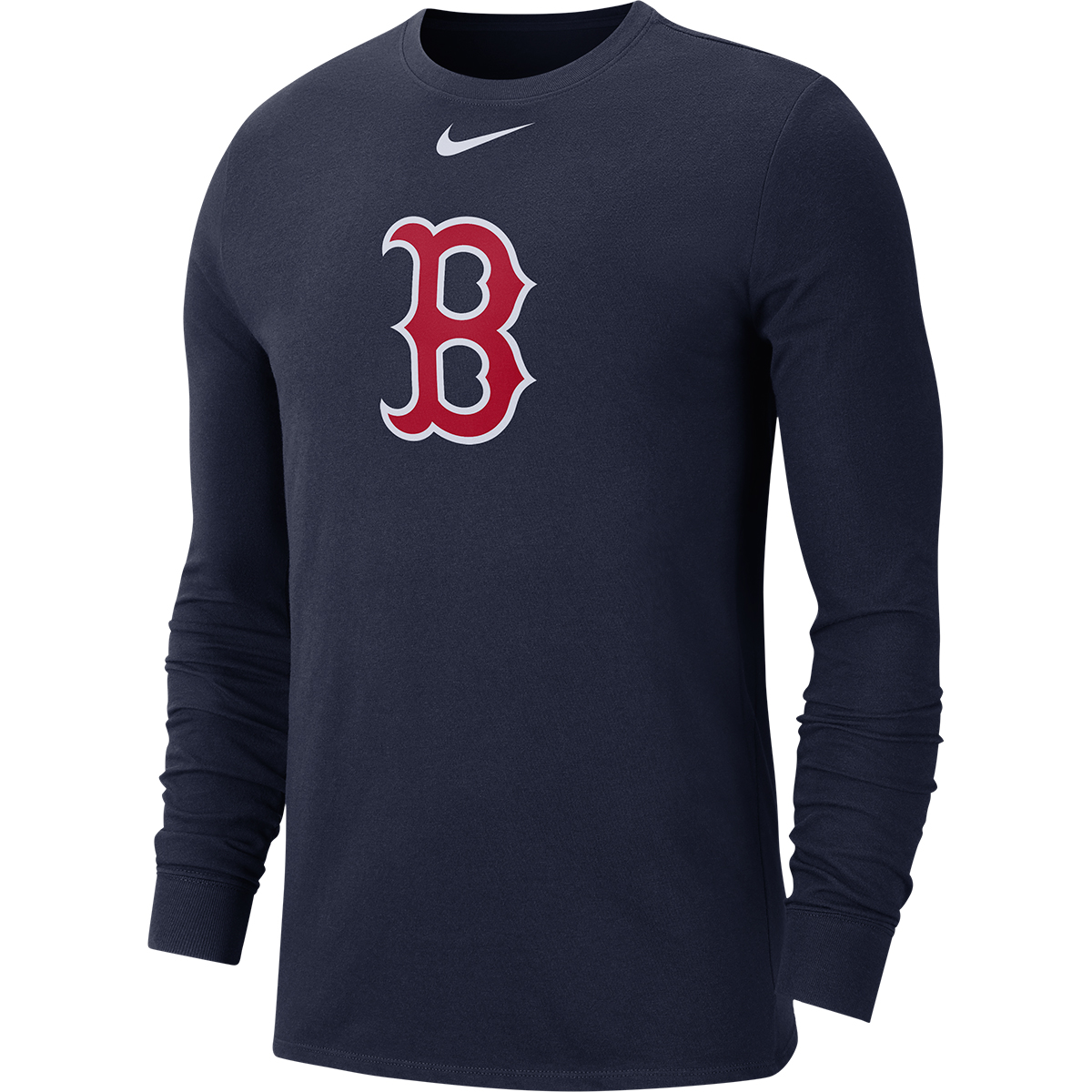 Men's Boston Red Sox Nike Red AC Breathe Long Sleeve Performance T-Shirt