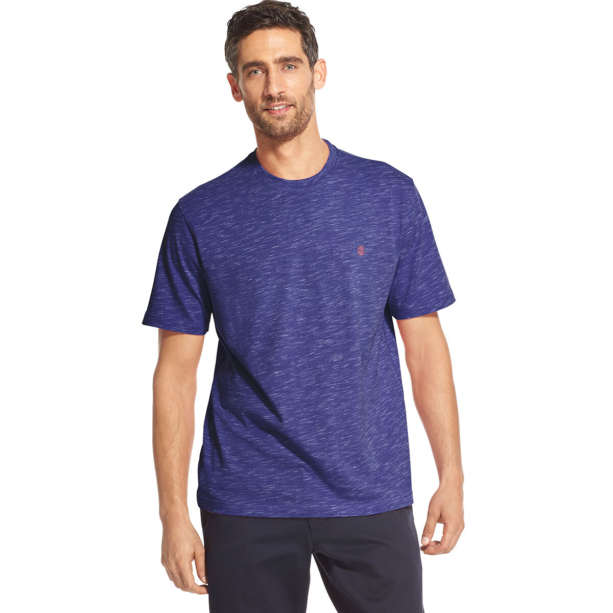 Izod Men's Saltwater Short-Sleeve Tee - Blue, XL