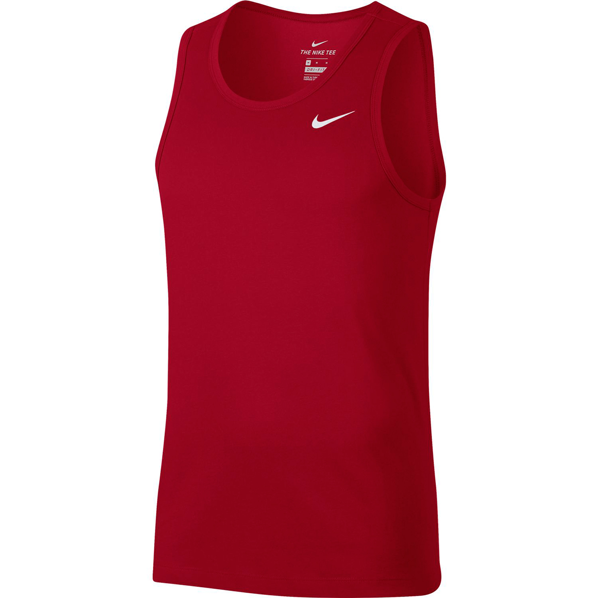 men's nike red tank top