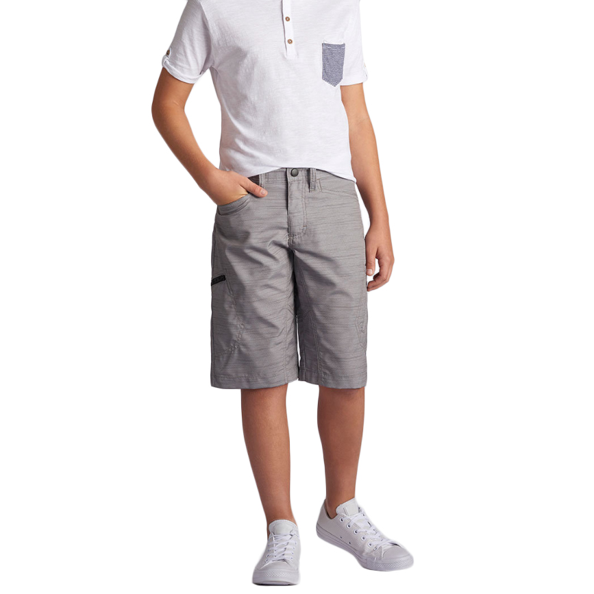 LEE Boys' Grafton 11" Cargo Short - Black, 14