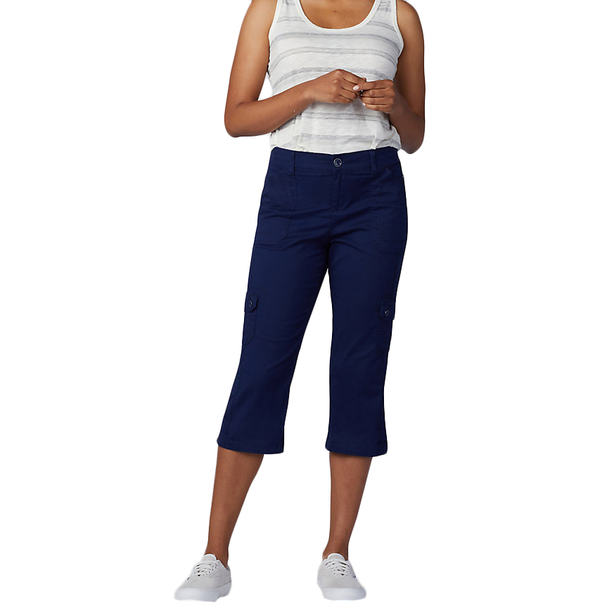 LEE Women's Flex-To-Go Cargo Skimmer Capris - Blue, 6