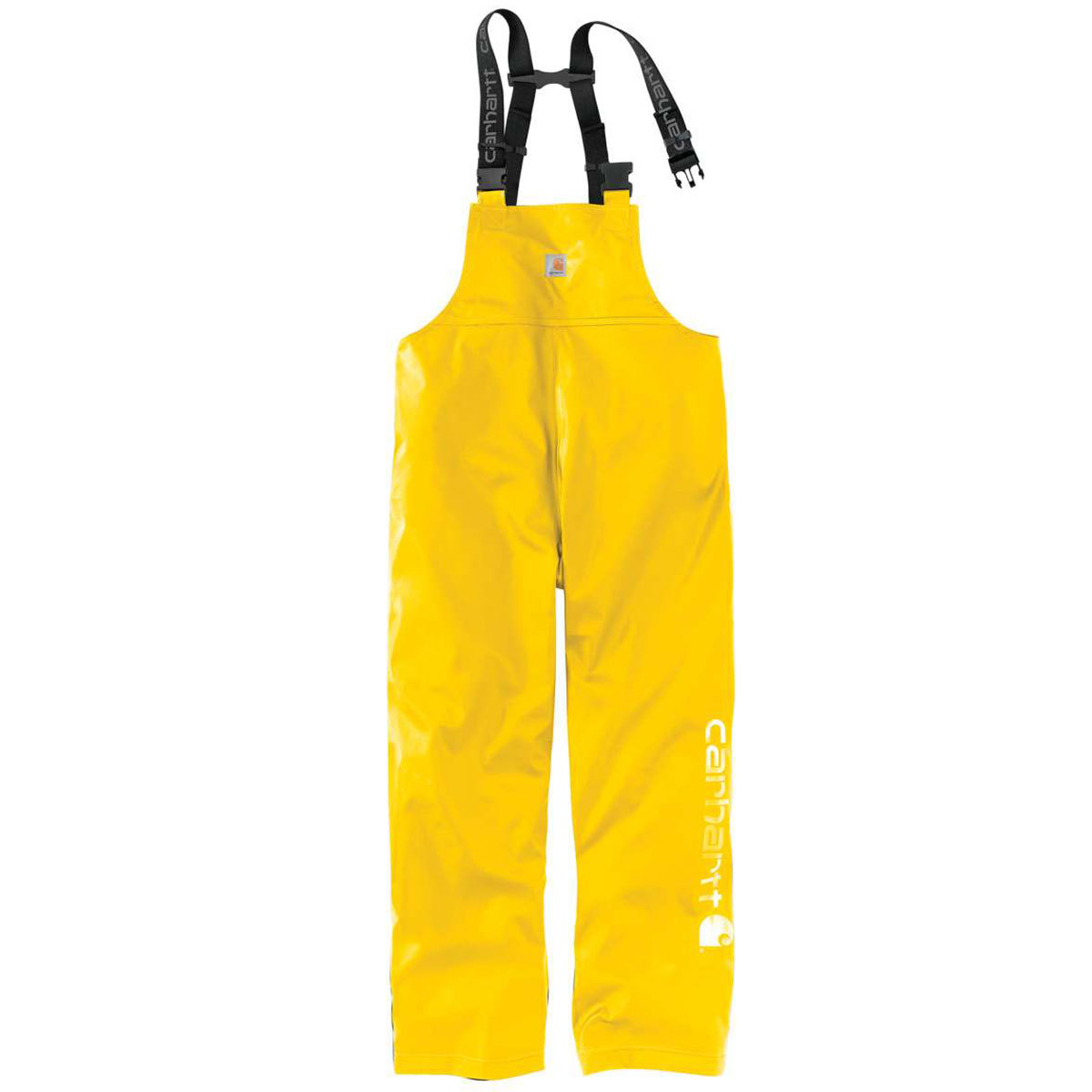 Carhartt Men's Lightweight Waterproof Rainstorm Bib Overalls - Yellow, M