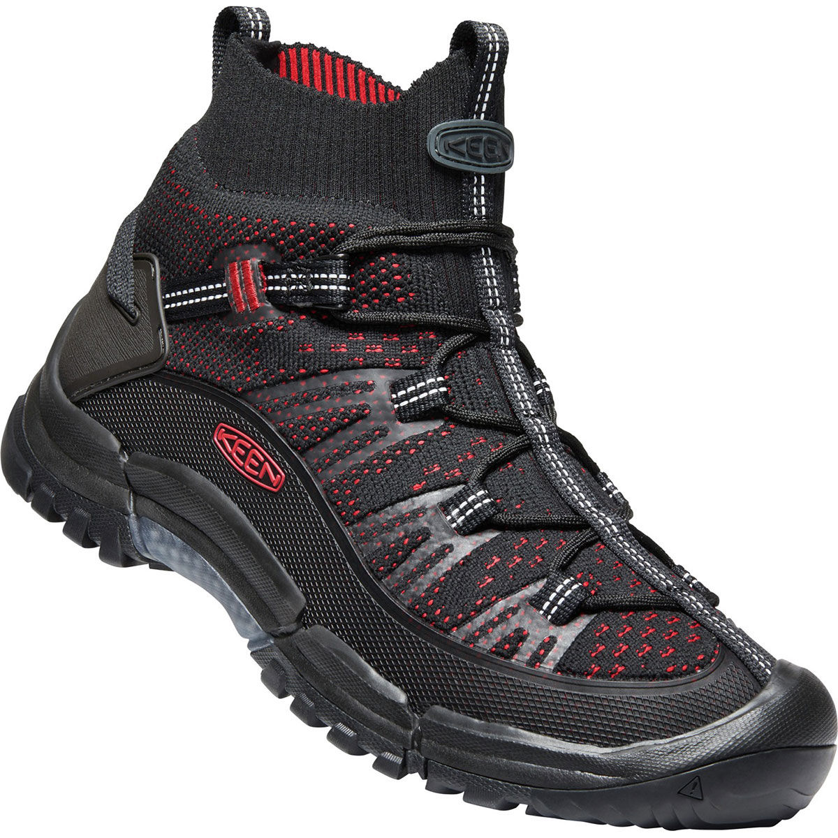 Keen Men's Axis Evo Mid Knit Hiking Boots - Black, 9.5