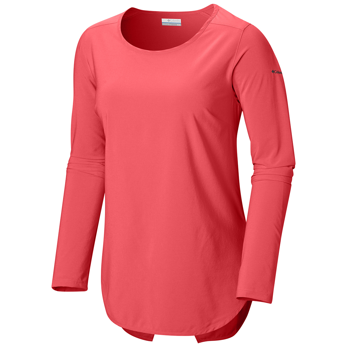 Columbia Women's Place To Place Long-Sleeve Sun Shirt - Red, S